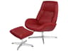 Roma Recliner Chair in Red Leather
