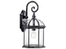 Barrie 1 - Light Glass Outdoor Wall Light