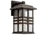 Beacon Square 1 - Light Glass Outdoor Wall Light