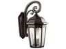 Courtyard 3 - Light Glass Outdoor Wall Light