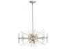 Eris 6-Light Polished Nickel Crystal Geometric Pendant