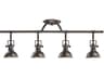 Hatteras Bay 4-Light Olde Bronze Round Track & Rail Light