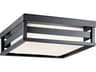 Ryler 1 - Light Glass LED Outdoor Ceiling Light