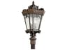 Tournai 4 - Light Glass Outdoor Post Light