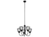 Voclain 5-Light Black Bell Chandelier