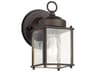 1 - Light Glass Outdoor Wall Light