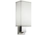 1-Light Brushed Nickel & Chrome LED Wall Sconce