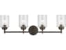 Winslow 4-Light Olde Bronze Glass Vanity Light