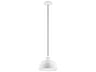 Zailey 1-Light White Dome Mini Pendant