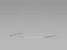 Z-Bar Honeycomb Pendant Light Silver Modern LED