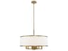 Park Ridge 6-Light Antique Brass Drum Round Chandelier