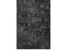 Prescott Area Rug Charcoal Geometric High-Low Pile
