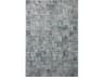 Prescott Area Rug Arctic Blue Geometric High-Low Pile