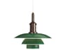 PH-3/3 1-Light Green LED Tiered Mini Pendant