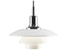 PH-3/3 1-Light Chrome LED Tiered Mini Pendant