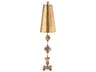 Fragment Gold Leaf Umber Glaze Black Buffet Lamp
