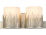 Sawgrass 2-Light Silver Glass Vanity Light