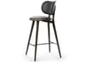 Leather Sirka Grey Bar Stool
