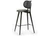 Leather Sirka Grey Bar Stool
