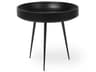 Bowl Round Wood Black Coffee Table