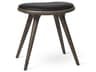 Space Leather Gray Upholstered Side Dining Chair