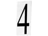 Address House Number-4 Wall Plate
