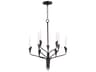 Calyx 9-Light Black Candelabra Tiered Chandelier