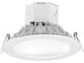 Cove 1-Light White Glass LED Dome Round Recessed Light