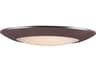 Diverse 1-Light Bronze LED Bowl Flush Mount