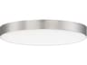Trim 1-Light Satin Nickel LED Round Flush Mount