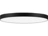 Trim 1-Light Black LED Round Flush Mount