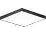Trim 1-Light Black LED Geometric Flush Mount