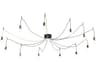 Castiliolite 12-Light Black LED Pendant