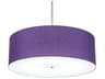 Cilindro 8-Light Purple Drum Pendant