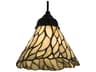 Willow 1-Light Black Mini Pendant