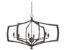 Middletown 6-Light Downton Bronze Gold Candelabra Chandelier