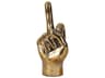 Brass The Finger Sculpture