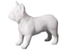 Gel Coat White French Bulldog Sculpture