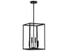 Meridian 4-Light Matte Black Mini Pendant