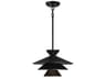 Meridian 1-Light Matte Black Pendant