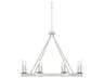 Middleton 8-Light Satin Nickel Candelabra Chandelier
