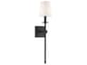 Monroe 1-Light Matte Black Wall Sconce