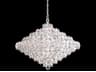 Baronet 28-Light Silver Crystal Pendant