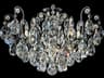 Renaissance 8-Light Black Crystal Bowl Semi Flush Mount