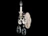 Renaissance 1-Light Silver Crystal Wall Sconce