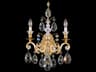 Renaissance 2-Light Gold Crystal Wall Sconce