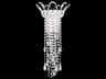 Trilliane Strands 2-Light Stainless Steel Crystal Wall Sconce