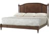 Brooksby Cerejeira Veneer Mahogany Brown Wood King Platform Bed