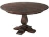 Victory Oak Round Wood Veneer Mahogany Dining Table