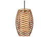 Balboa 6-Light Bronze Natural Brown Cylinder Pendant